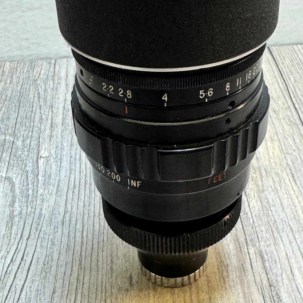 Vintage Century Precision Optics USA Telephoto Lens 150mm Black